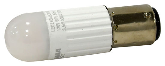 Image sur DEL 3,5 W T6 3 000 K BA20D DEP
