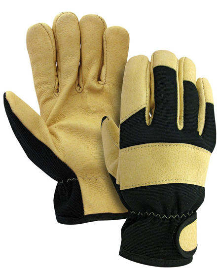 Image sur GANTS MECANICIEN CUIR TAILLE U
