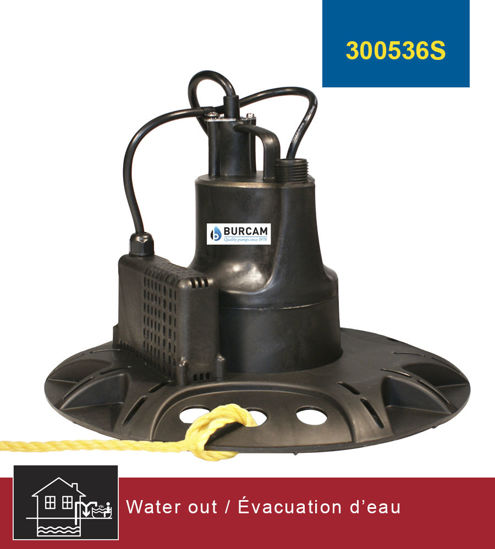 Image sur POMPE 1/6CV TOILE PISCINE 25' COR