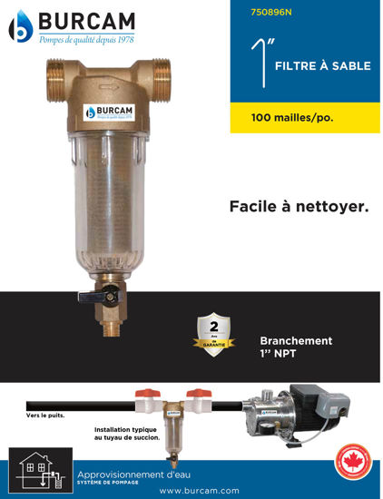Image sur FILTRE A SABLE DE POMPE JET SUB 1